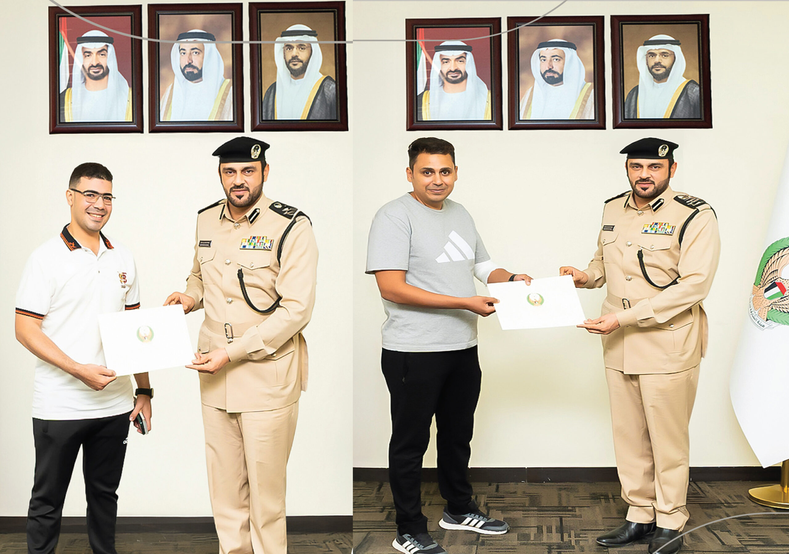 আমিরাতে আ’গু’ন নেভাতে বীরত্বপূর্ণ ভূমিকা রাখায় ৩ জনকে সম্মানিত করল পুলিশ