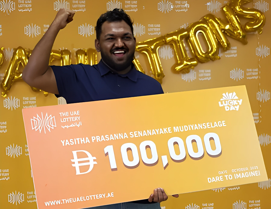 আমিরাতে লটারিতে প্রথম জিতেছিলেন ১০০ দিরহাম, এবার জিতলেন ১ লক্ষ দিরহাম; প্রবাসীর স্বপ্ন ১০০ মিলিয়ন জ্যাকপটের