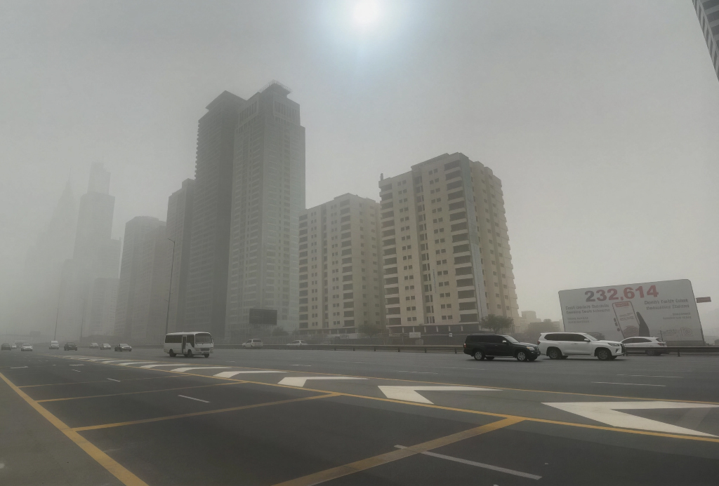 আমিরাতে ধুলোর মধ্যে দরজা বন্ধ রাখতে ও গুজব ছড়ানো এড়িয়ে চলার আহ্বান