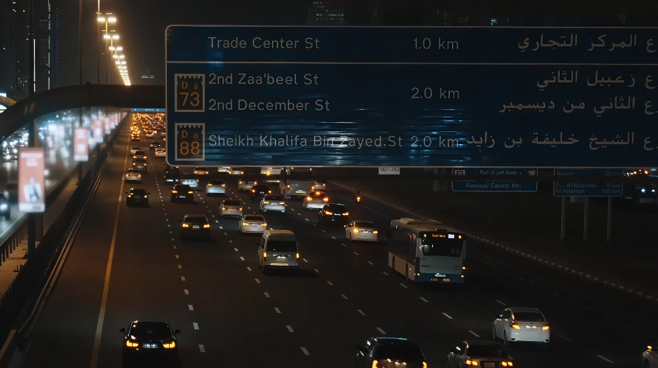 মল অফ এমিরেটস ব্রিজের আগে শেখ জায়েদ রোডে দুর্ঘটনা, সতর্কবার্তা দিয়েছে দুবাই পুলিশ