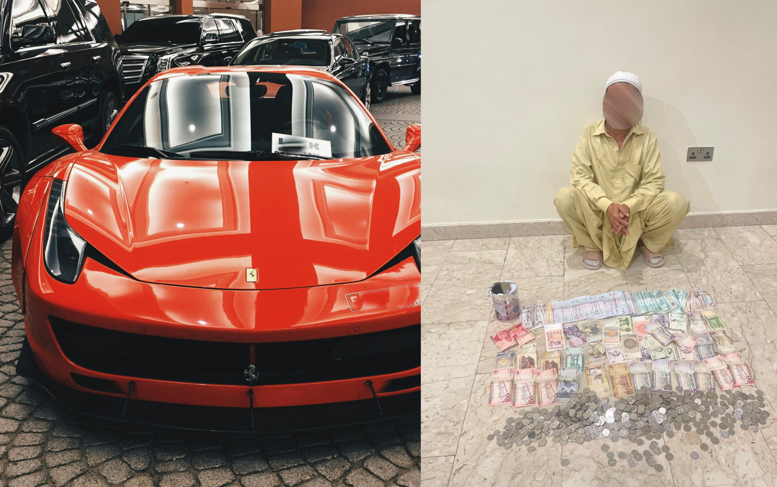 ৩টি বিলাসবহুল গাড়ির মালিক, ভিক্ষা করেন দুবাইয়ে